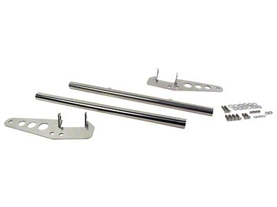 Kentrol 55-86 Jeep CJ Grill Guard - Polished Silver - 30418