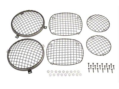 Kentrol 76-86 Jeep Wire Mesh Guard Set 6 Pieces CJ - 30465