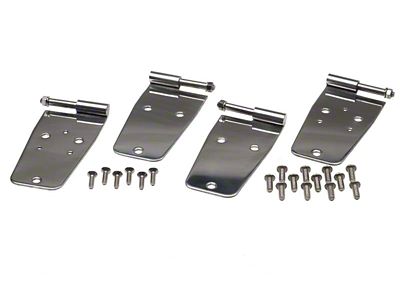 Kentrol 76-93 Jeep CJ/Wrangler YJ Door Hinge Set 4 Pieces - 30420