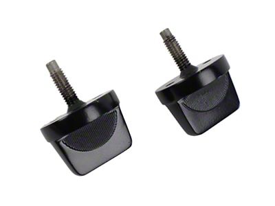 Kentrol 76-95 Jeep CJ/Wrangler YJ Windshield Knobs Pair - Powdercoat - 50510