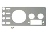 Kentrol 77-86 Jeep CJ Gauge Cover - Polished Silver - 30412