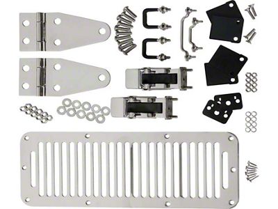 Kentrol 78-95 Jeep CJ/Wrangler YJ Hood Kit With TJ Style - 30570