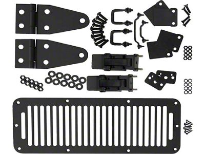 Kentrol 78-95 Jeep CJ/Wrangler YJ Hood Kit With TJ Style - 50570