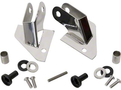 Kentrol 87-95 Jeep Wrangler YJ Mirror Relocation Bracket Pair - 30533