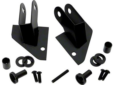 Kentrol 87-95 Jeep Wrangler YJ Mirror Relocation Bracket Pair - 50533