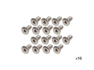 Kentrol 87-95 Jeep Wrangler YJ Windshield Bolts 16 Pack Stainless - 30733