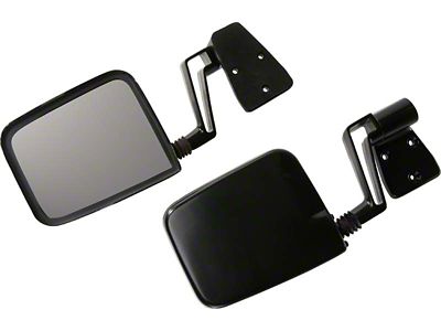 Kentrol 88-06 Jeep Wrangler YJ/TJ Mirror Kit Pair - Powdercoat - 50475