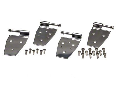 Kentrol 97-06 Jeep Wrangler TJ Door Hinge Set 4 Pieces - 30525