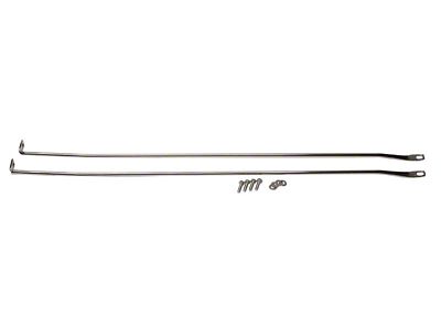 Kentrol 97-06 Jeep Wrangler TJ Strut Rod Kit - Polished - 30529