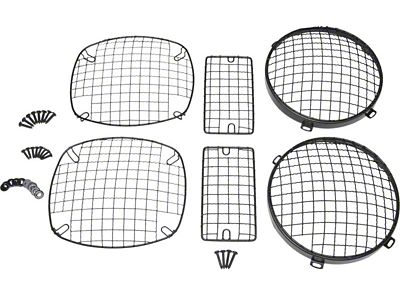 Kentrol 97-06 Jeep Wrangler TJ Wire Mesh Guard Set 6 - 50488