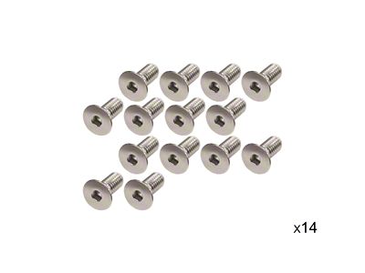 Kentrol 97-06 Jeep Wrangler Windshield Bolts 14 Pack Stainless - 30735