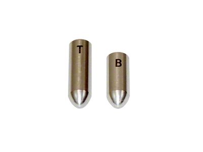 Kentrol 97-18 Jeep Wrangler TJ/JK Door Alignment Pins - Polished - 30716