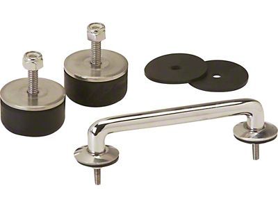Kentrol 97-18 Jeep Wrangler TJ/JK Windshield Tie Down Kit - 30503