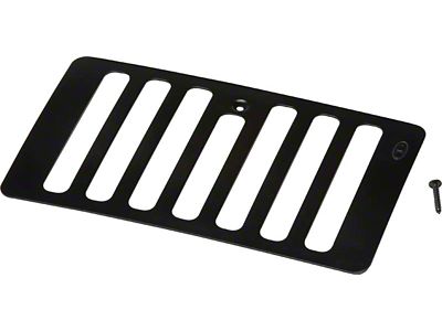 Kentrol 98-06 Jeep Wrangler TJ Hood Vent - Powdercoat Black - 50500