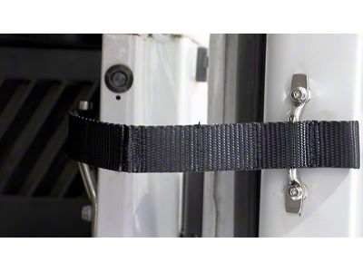 Kentrol Jeep Wrangler TJ Polished Stainless Door Strap Kit Polished - 30724