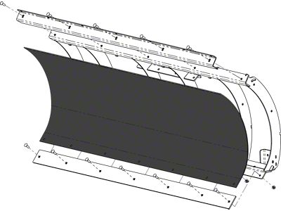 KFI Replacement Poly Blade 60 in. - 105858-R