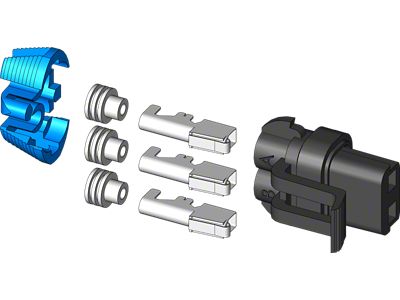KFI Wire Harness Female End Plug - PF-M280-2