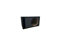 King Boxes 12-Inch Single SPL Front Ported Subwoofer Box; Grey Leather Finish (Universal; Some Adaptation May Be Required)