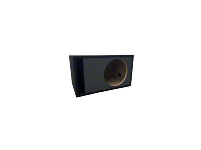 King Boxes 12-Inch Single SPL Front Ported Subwoofer Box; Grey Leather Finish (Universal; Some Adaptation May Be Required)