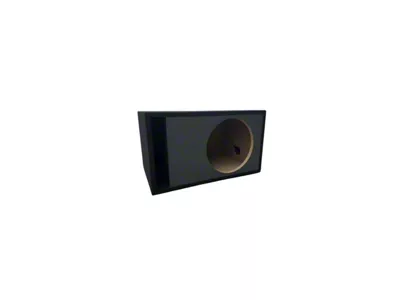 King Boxes 15-Inch Single SPL Front Ported Subwoofer Box; Grey Leather Finish (Universal; Some Adaptation May Be Required)