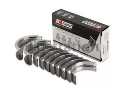 King Engine Bearings Opel C20Xe/X18Xe/X22Xe Size +1.0mm Main Bearing Set - MB5520AM1.0