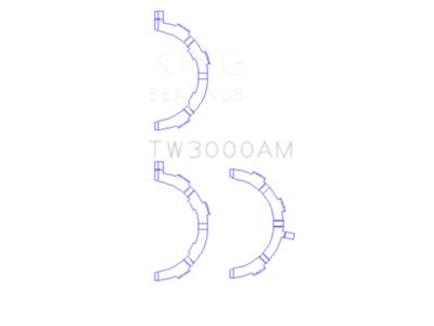 King Engine Bearings 6.7L Power Stroke V8 Diesel Thrust Washer Set - TW3000AM