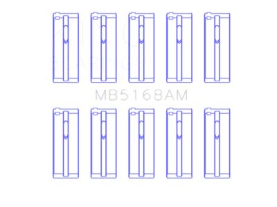 King Engine Bearings F22B1 / F22A1/F22A6/F22B1/F22B2/F22B6 Size STD Main Bearing - MB5168AM