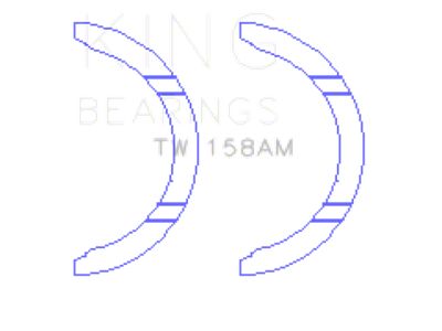 King Engine Bearings 6G74 Thrust Washer Set - TW158AM