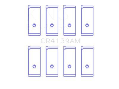King Engine Bearings 91CI/1.5L D15A2/D15A3/D15B1/D15B2/D15B7/D15B8/D15Z1 Size +0.25 Rod Bearing Set - CR4139AM0.25