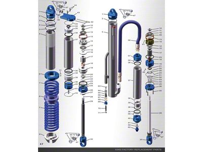 King Shocks 2.0 Compact Bump Stop 2in Sleeve - 20AB424-007