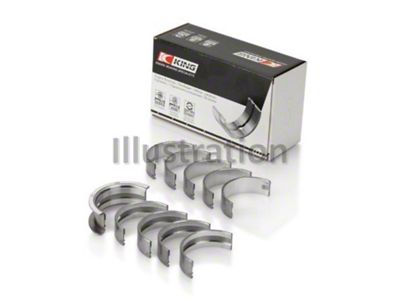 King Engine Bearings Small Block Chevy Size STDX Silicon Aluminum Bi-Metal Main - MB557SI