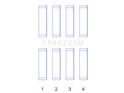 King Engine Bearings Subaru FB20 Connecting Rod Bearing Set - CR4622SM