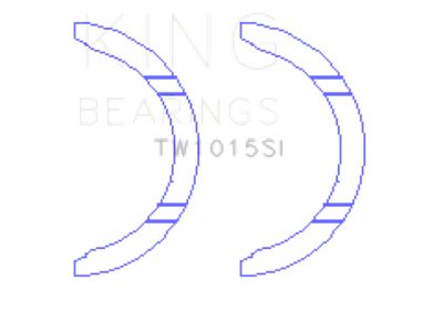 King Engine Bearings J32A1/J32A2/J35A3/J35A4/J35A5/J35A6/J35A7/J35A8/J35A9 Thrust Washer Set - TW1015SI
