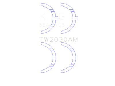 King Engine Bearings 1GR-FE Thrust Washer Set - TW2030AM