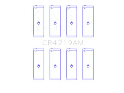 King Engine Bearings 1RZ Size 0.25 Connecting Rod Bearing Set - CR4219AM0.25