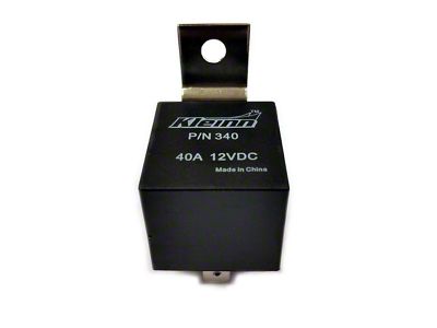 Kleinn Sealed 40-Amp SPDT Relay; 5-Post; 12-volt (Universal; Some Adaptation May Be Required)