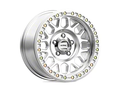 KMC Grenade Desert Beadlock Machined Wheel; 20x9; -12mm Offset