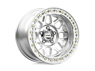 KMC Grenade Crawl Beadlock Machined Wheel; 17x8.5; 0mm Offset