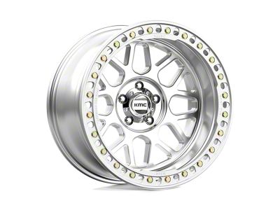KMC Grenade Crawl Beadlock Machined Wheel; 20x10; -48mm Offset