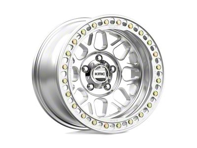 KMC Grenade Crawl Beadlock Machined Wheel; 18x9; -24mm Offset