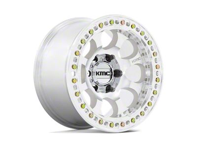 KMC Riot Beadlock Machined Wheel; 17x8.5; 0mm Offset