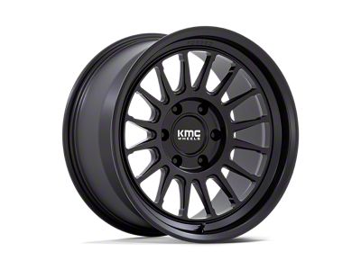 KMC Impact Satin Black Wheel; 17x8.5; 0mm Offset