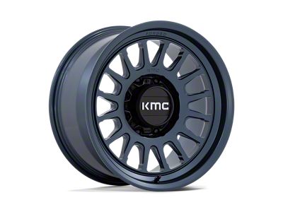 KMC Impact Forged Monoblock Metallic Blue Wheel; 18x9; 18mm Offset