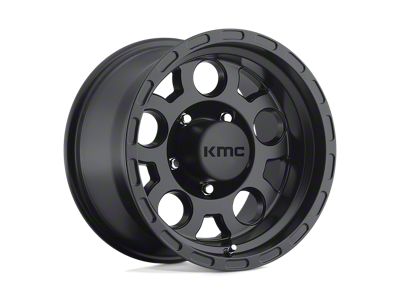 KMC Enduro Matte Black Wheel; 16x9; -12mm Offset