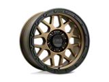 KMC Grenade Off-Road Matte Bronze with Matte Black Lip Wheel; 17x9; -12mm Offset; 5x127mm Bolt Pattern; 78.10mm Hub Bore