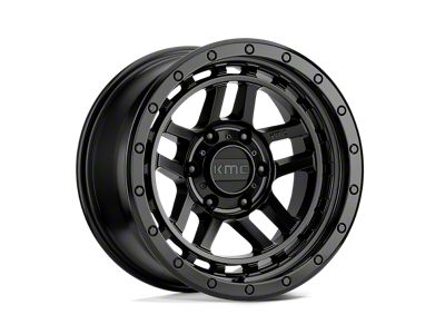 KMC Recon Satin Black Wheel; 17x8.5; 18mm Offset
