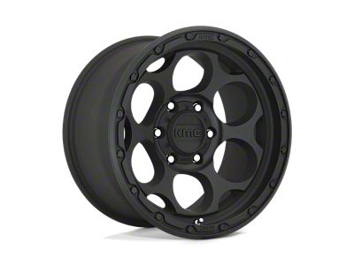 KMC Dirty Harry Textured Black Wheel; 17x8.5; 0mm Offset