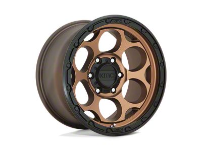 KMC Dirty Harry Matte Bronze with Black Lip Wheel; 17x8.5; 0mm Offset