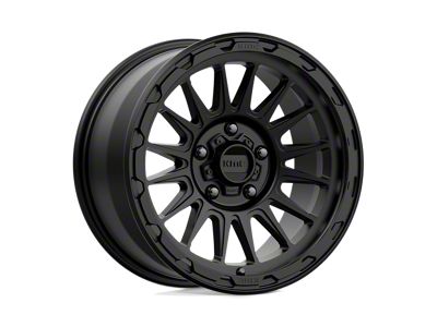 KMC Impact Satin Black Wheel; 17x9; 18mm Offset; 5x127mm Bolt Pattern; 71.50mm Hub Bore