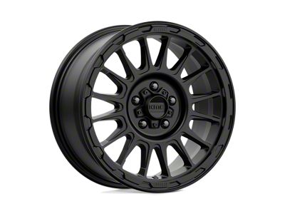 KMC Impact Satin Black Wheel; 17x8; 35mm Offset